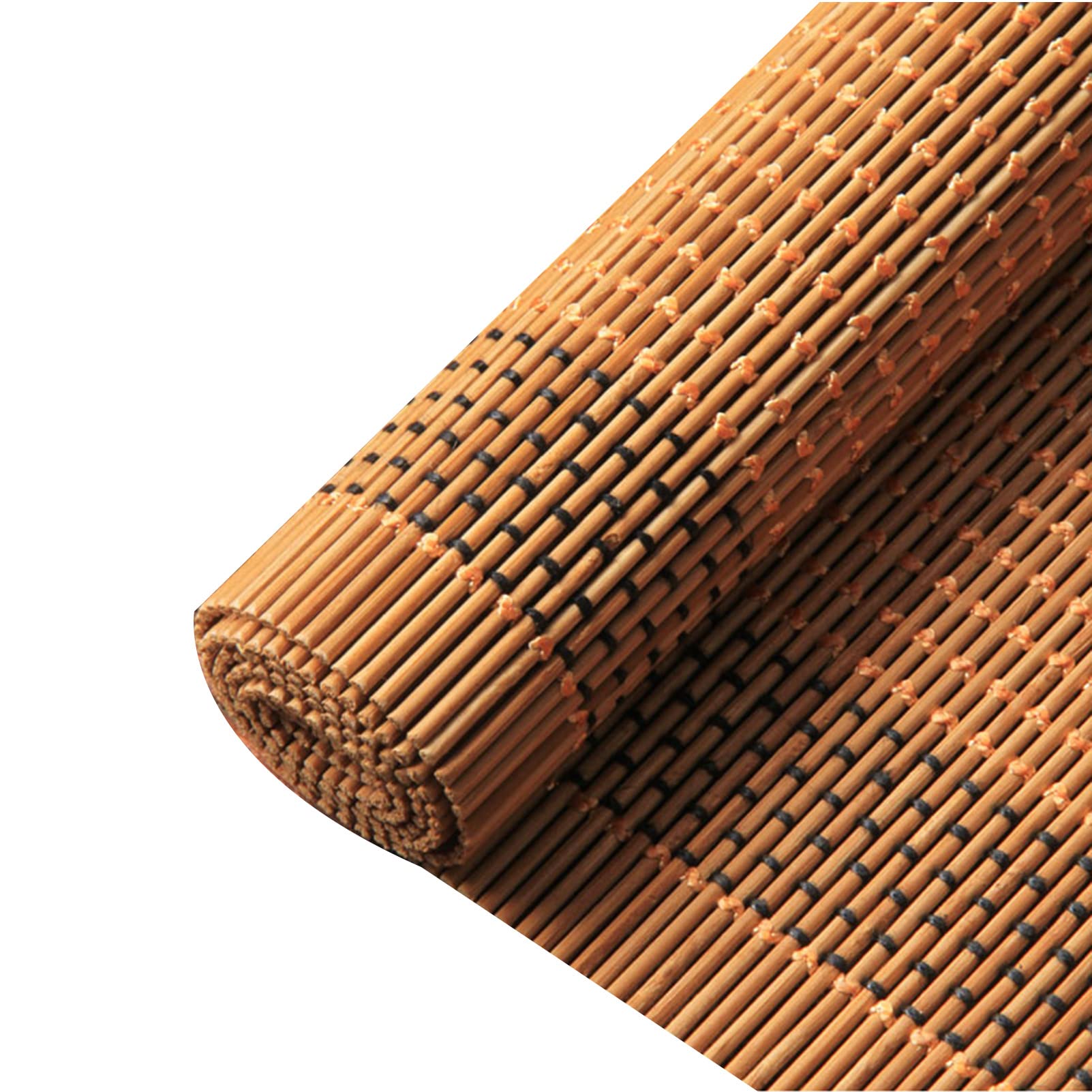 ALPATH Chemin de Table Chemins De Table en Bambou Naturel Découpables De 40 à 300 Cm De Long, Tapis De Table Basse à Isolation Thermique Imperméable, Facile à Nettoyer(Size:60×210cm)