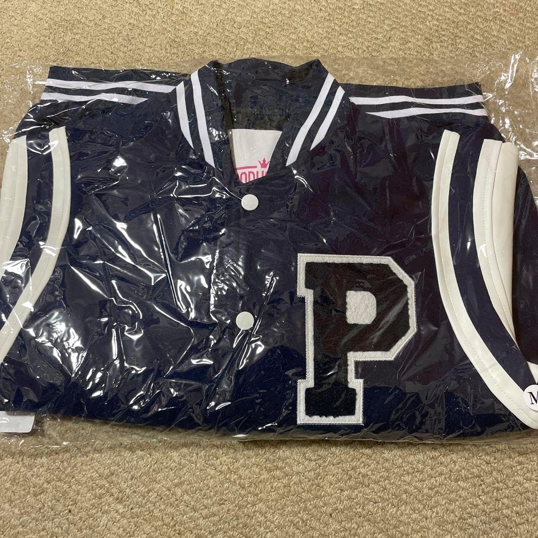 ME:I 日プ女子　受注生産 スタジアムジャンパー スタジャン Mサイズ 2026年最新】スタジアムジャンパー 日プの人気アイテム - メルカリ