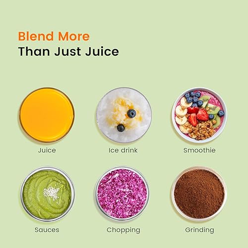 Miniatura 7 de CRANDDI Batidora profesional de batidos, licuadoras de encimera de 80 onzas para batidos, batidos y trituración de hielo, licuadora de cocina