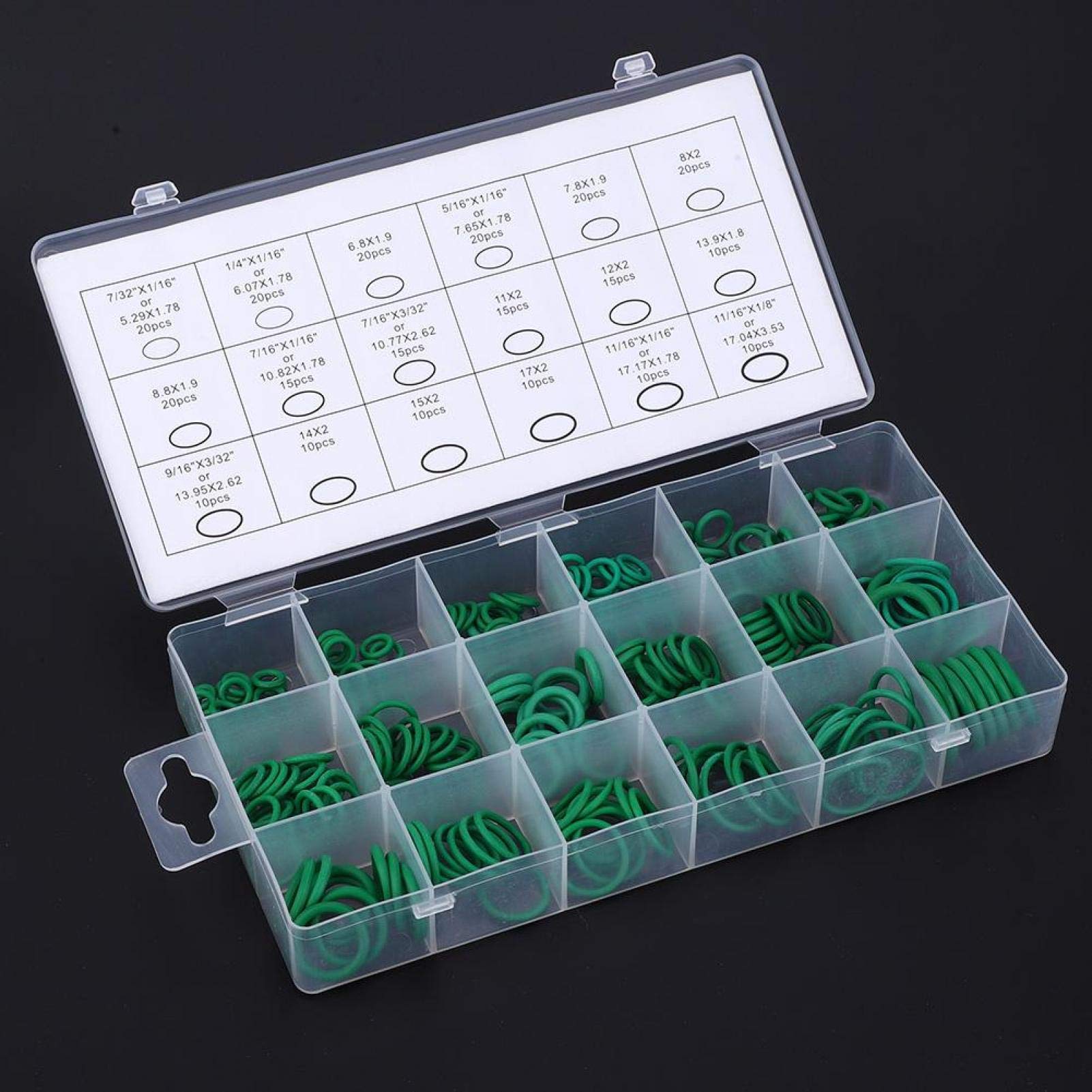Buy ORing Assortment Kit, Easy To Use ORing with Dividers Cover for