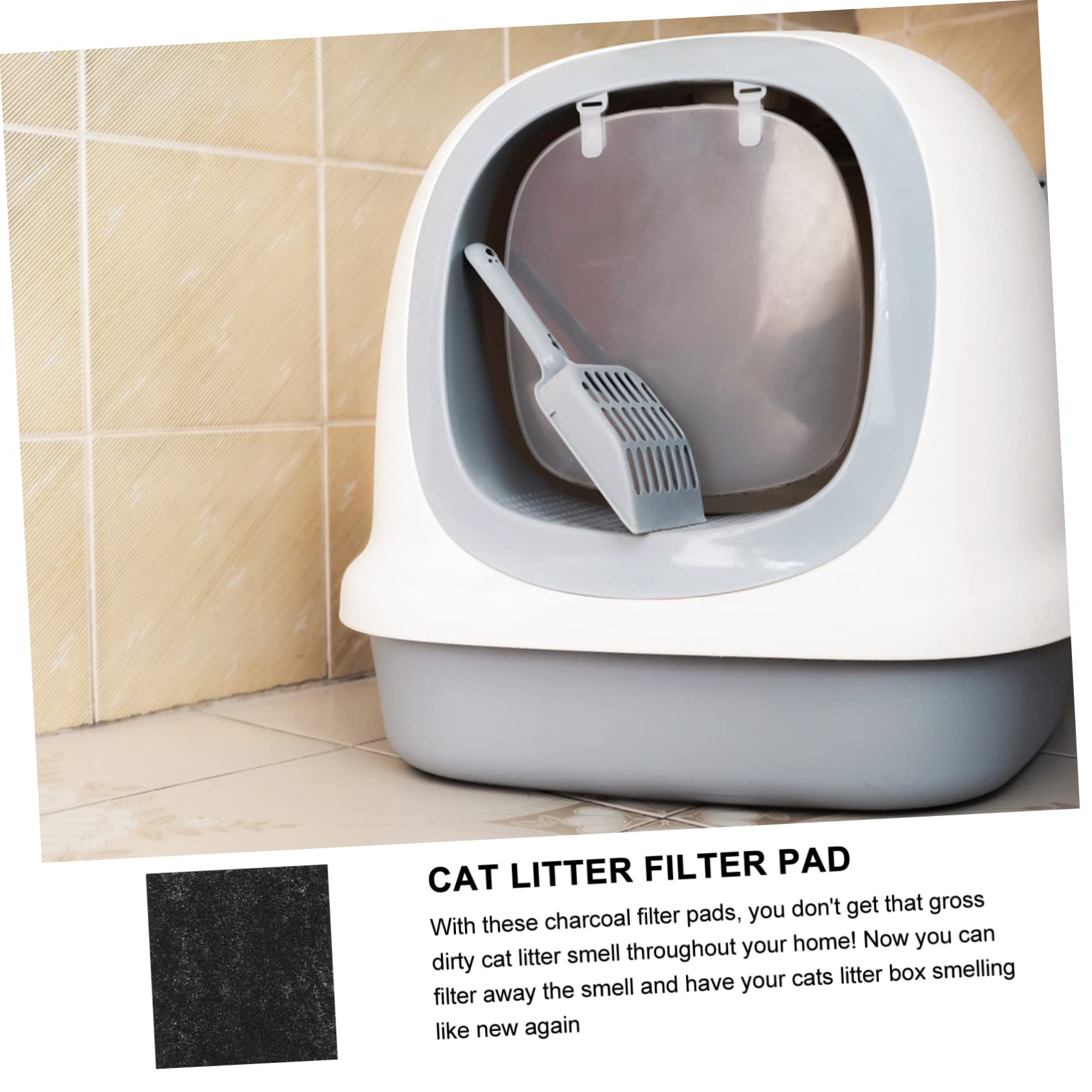 minkissy 3sets Haustier Wohnbereich Filtration Zubehör Katzentoilette Katzenstreu Streu Entferner Pad Für Clean 24pcs * 3
