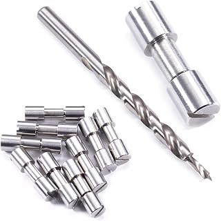 Corby Bolt Fasteners (10 Pack) with Step Drill for DIY Handles & Knife Handle Repair - USA Size (0.312 x 0.213 x 1.0 Inch) - (Stainless Steel) - for Full Tang Knives