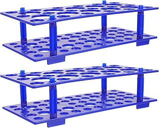 Balacoo Kickstand 2pcs Centrifuge Rack Lab Holder Laboratory Rack Supplies Centrifuge Storage Shelf Extraction Collection Test Plastic Pipe Shelves