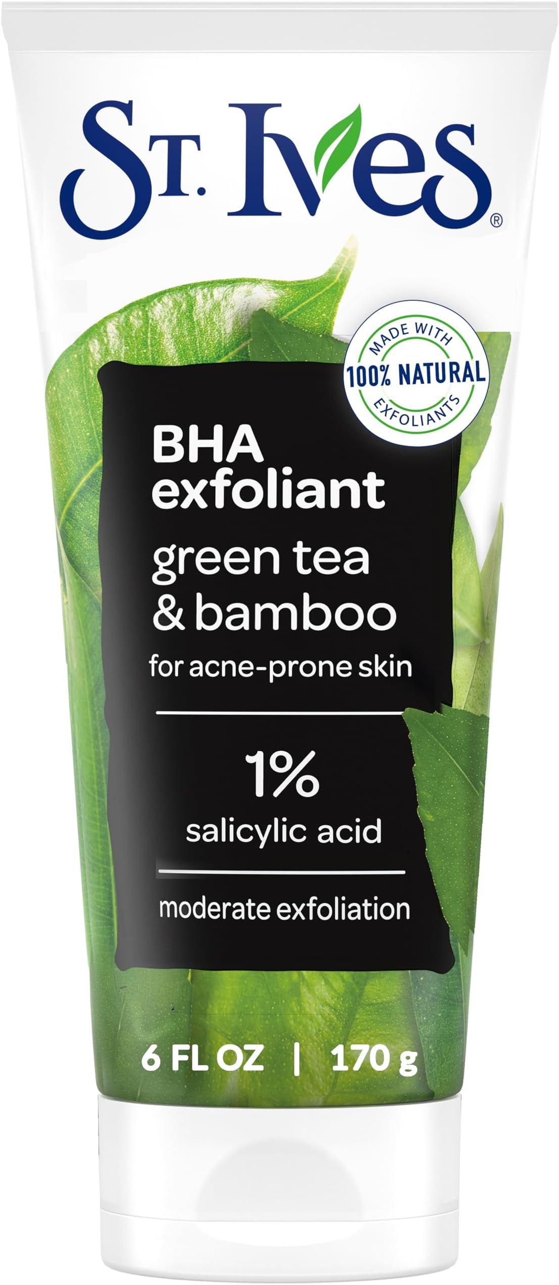 ST. Ives Blackhead Clearing Green Tea Face Scrub, 170 gm