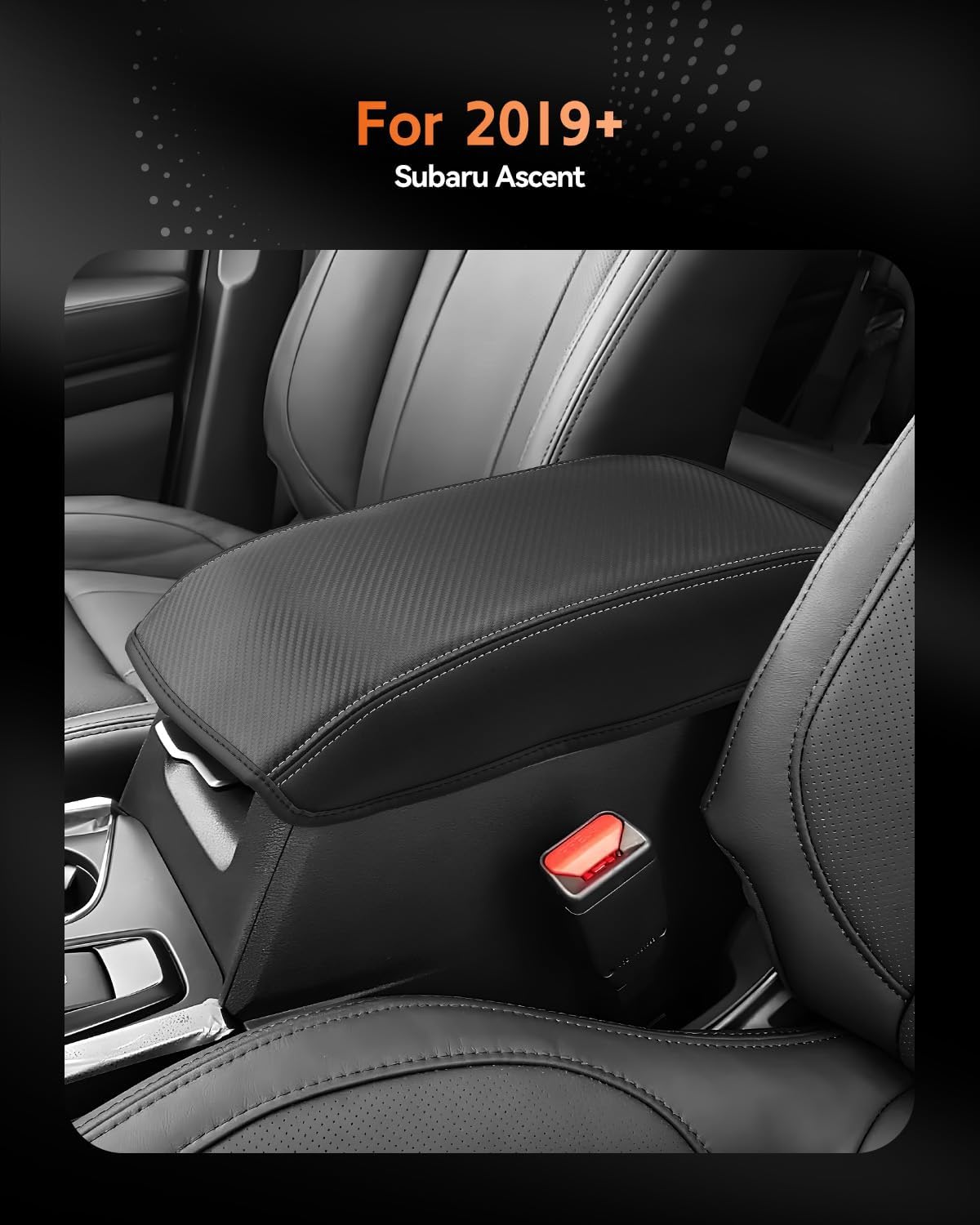 CDEFG for Subaru Ascent 2019-2025 2026 Center Console Cover Armrest Box Cover for Ascent Accessories Console Arm Rest Protector image 2