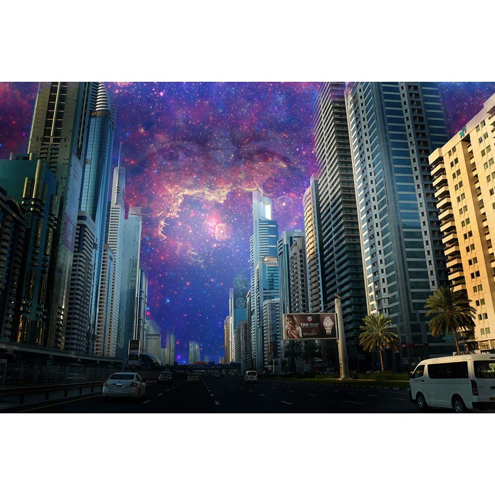 Jigsaw Puzzle, City-Starry Sky-Eye, 500/1000/1500/2000/3000/4000/5000/6000 Piece, Wooden Puzzle Home Decor Festival Gift Art 0727 (Color : A, Size : 1500 pieces)