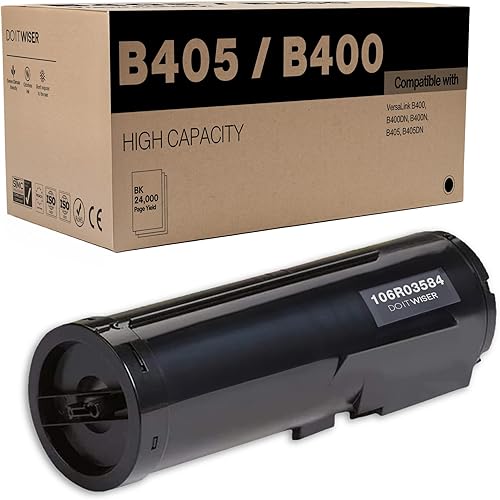 Do it Wiser Cartucho de tóner de impresora remanufacturado de repuesto para Xerox VersaLink B400 B400N B400DN B405 B405DN 106R03584 (rendimiento
