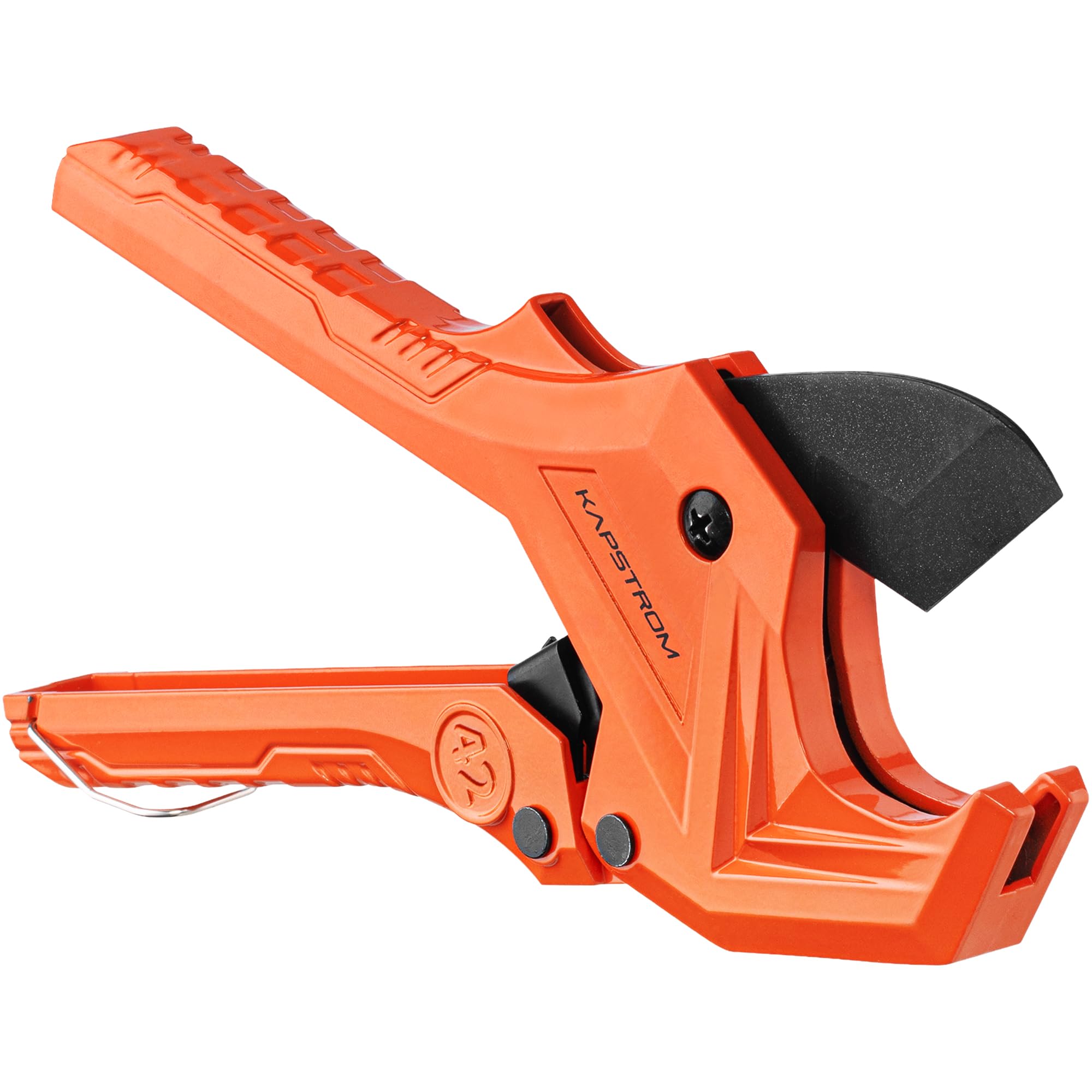 PVC ratchet pipe cutter - 42mm - Ratchet pipe cutter for PEX, PPR, PE, plastic and rubber hoses - Adjustable plumbing tool for duct repairs