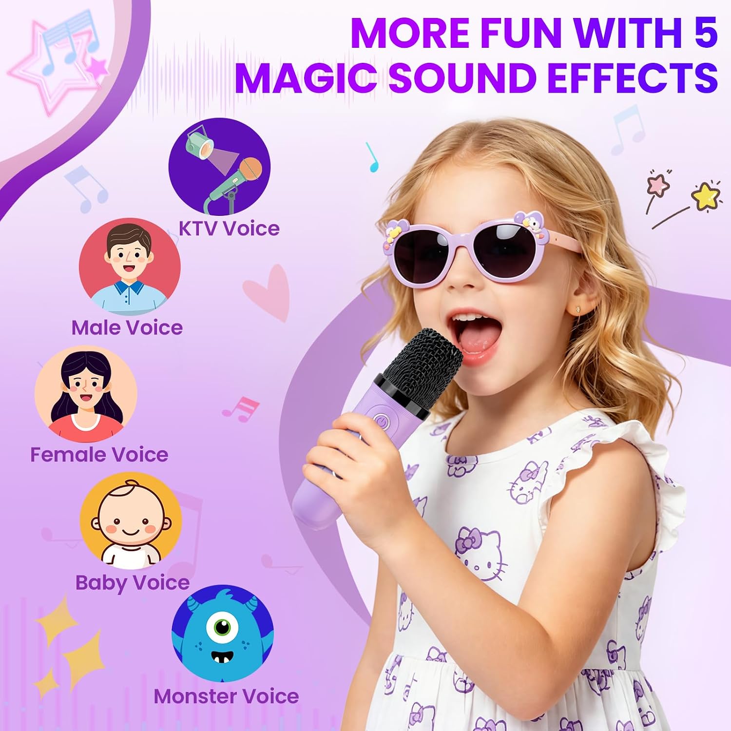 Mini Karaoke Machine Kids Adults Colorful