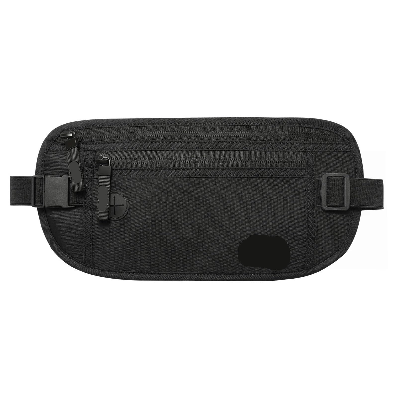 Sicherer Reise-Geldgürtel, verdeckte versteckte Reisebrieftasche, Reisepass-Geldbörsen for Männer und Frauen Für Running(Black)