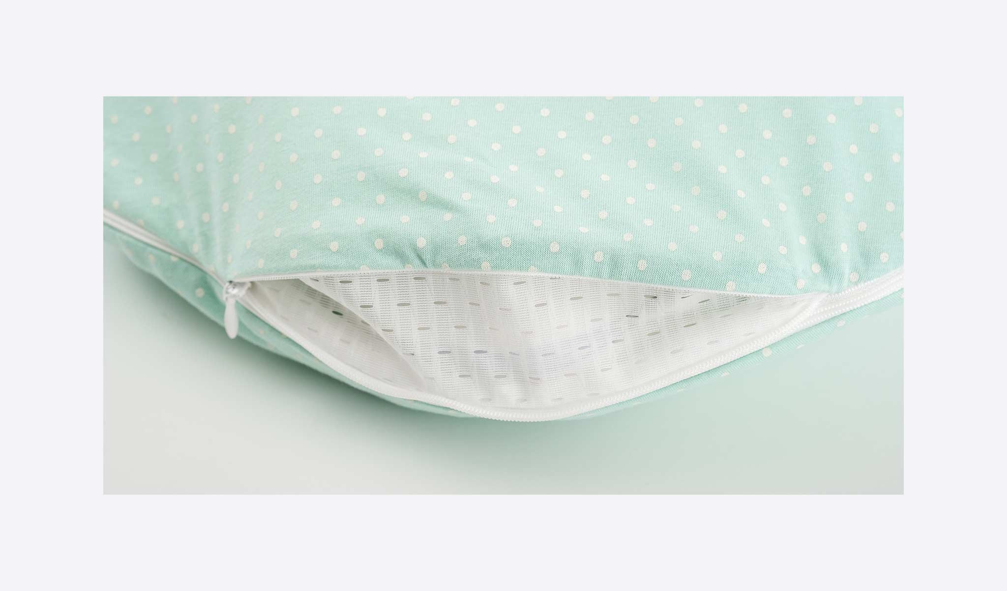 Träumeland - Outdoor Schlafsack mint gepunktet