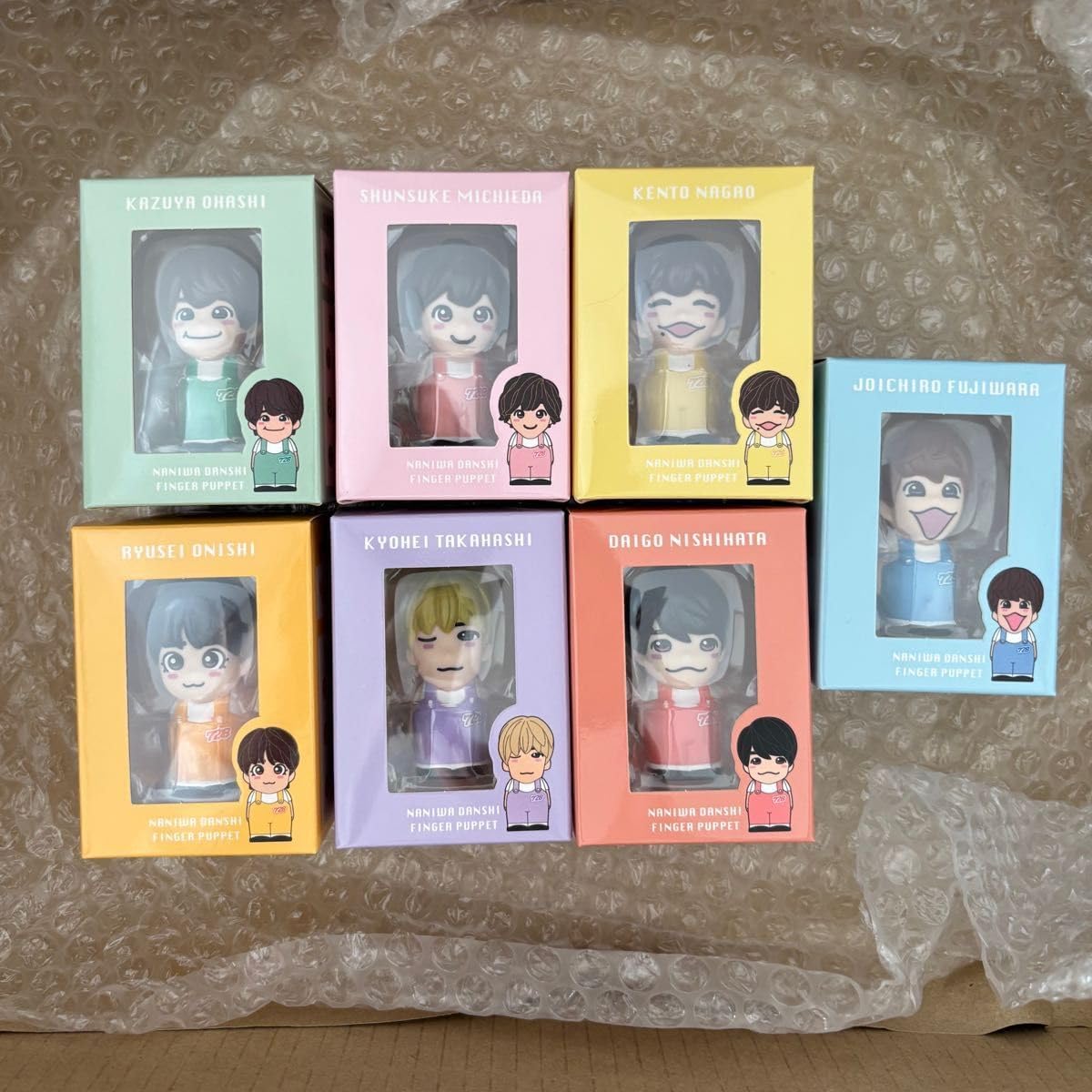 なにわ男子 指人形 Alpha コンプリート セット 7体 なにわ男子 指人形