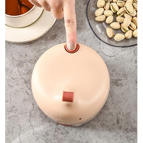 Miniatura 4 de NIOIPXA Bote de basura pequeño con tapa, mini cubo de basura de plástico para escritorio, papelera para oficina en casa (blanco)