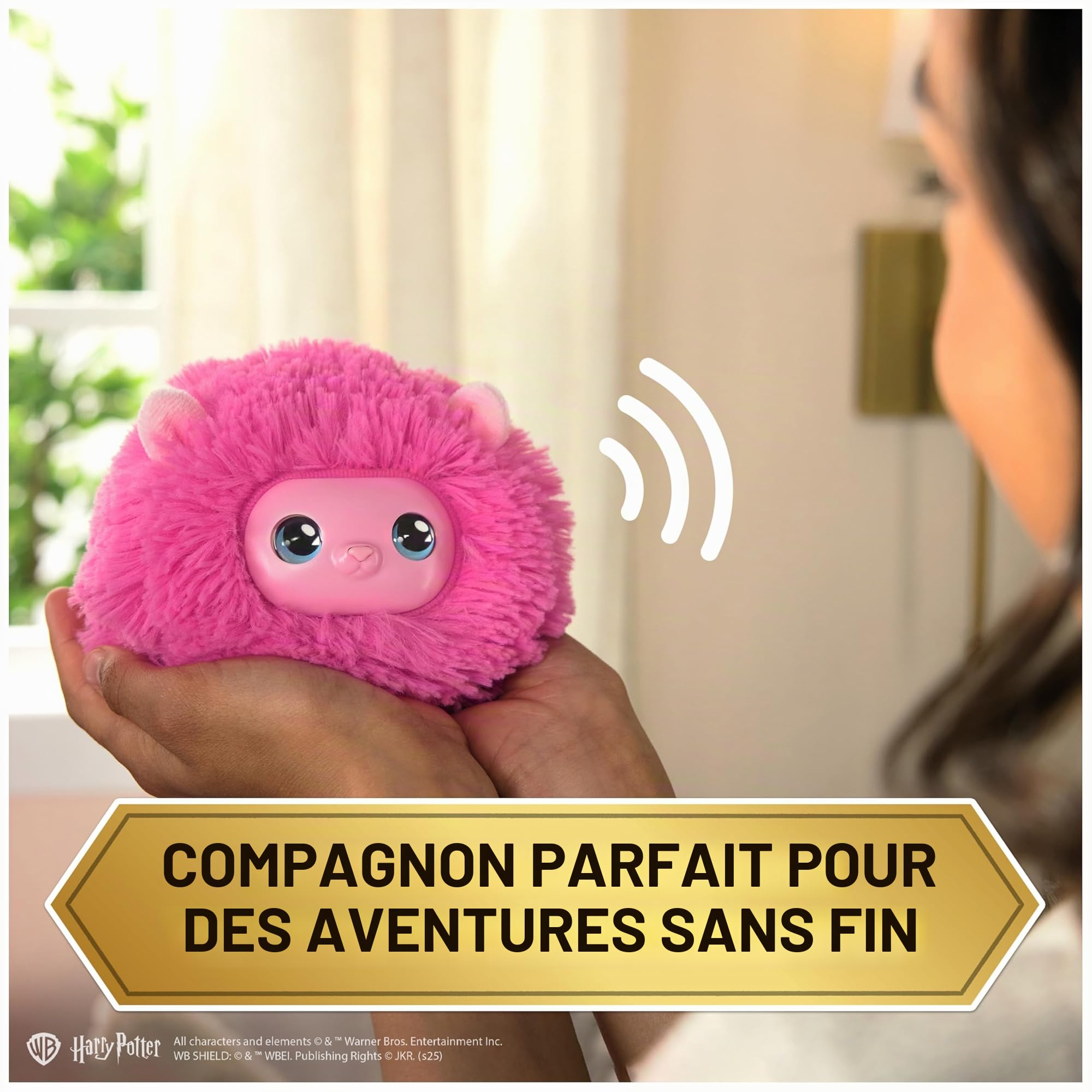Harry Potter Minimuff en Peluche interactif avec Plus de 35 Sons, Jouet pour Enfants dès 6 Ans Fan