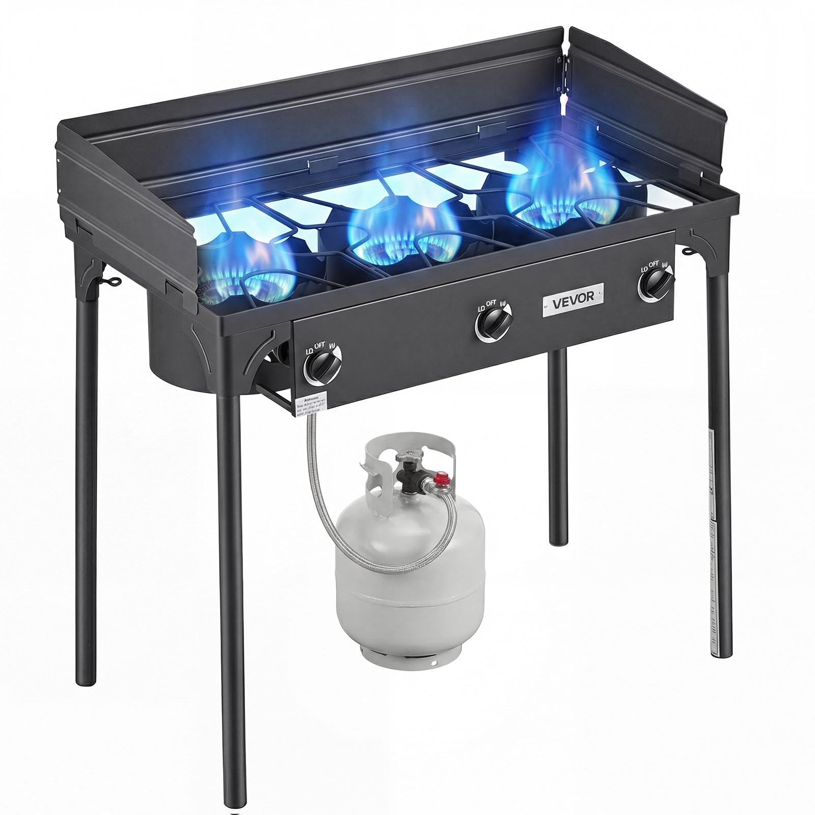 VEVOR Outdoor Propane Gas Stove, Propane LPG Gas Camping Stove,