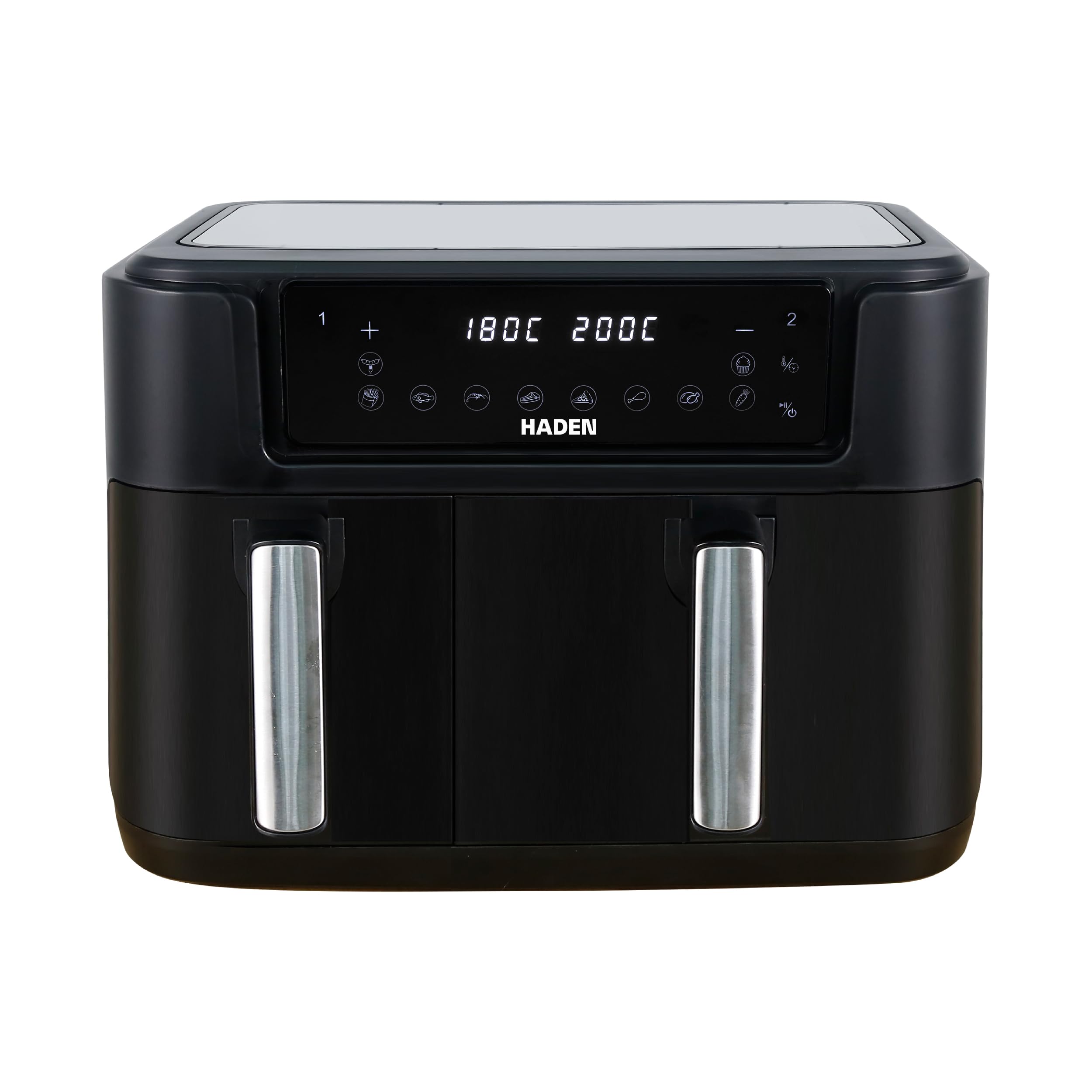 Haden 210708 Black Dual Zone Air Fryer 9.5L