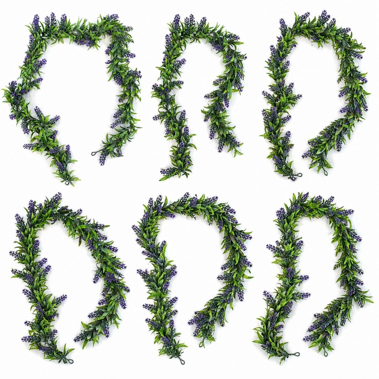 Multipack Leaf Design Artificial Hanging Plants