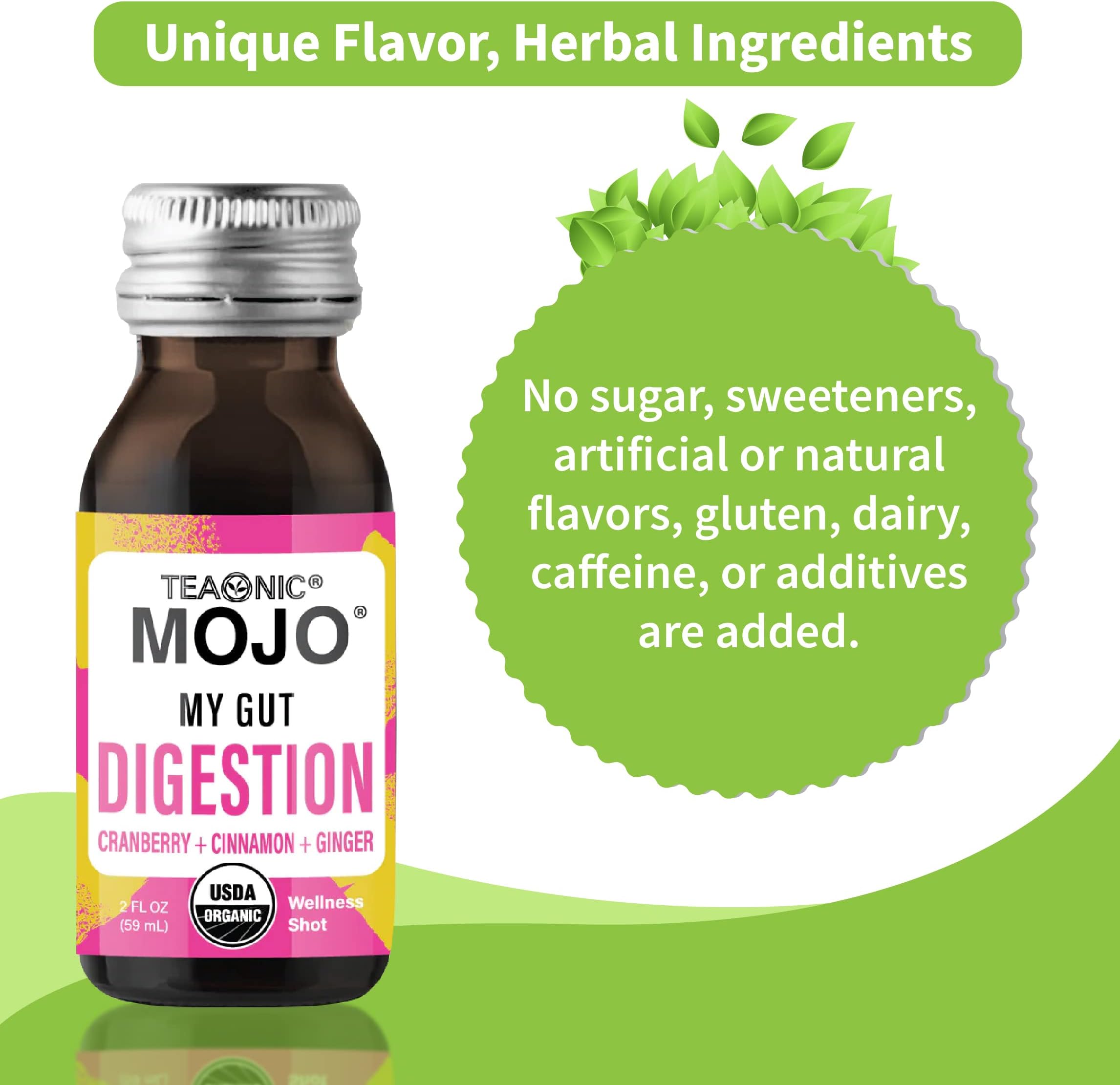TEAONIC My Gut Mojo: Digest, Detox Juice For Better Digestion, Herbal Aloe Juice