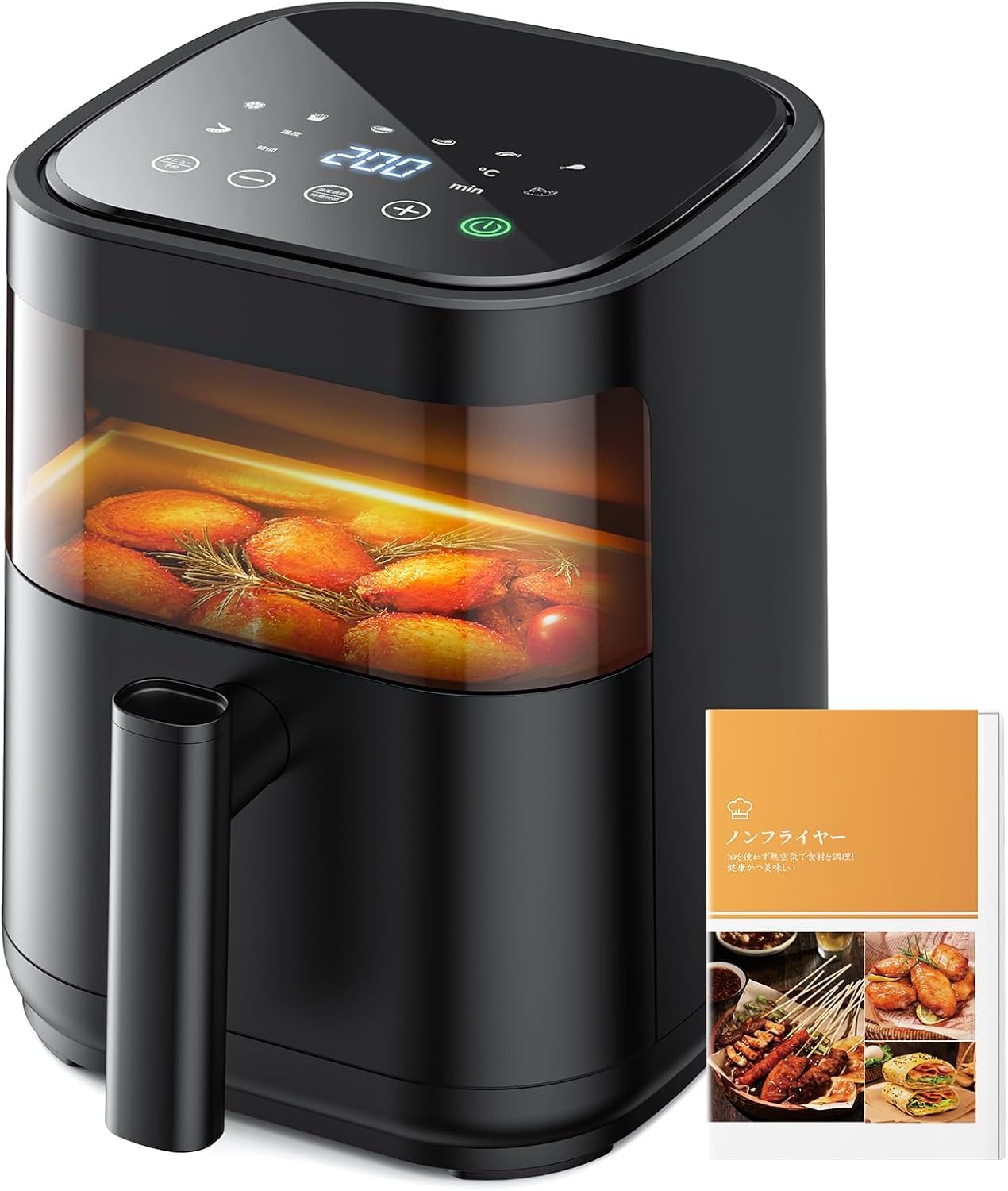 ノンフライヤー Amazon.co.jp: ノンフライヤー 3L エアーフライヤー air fryer