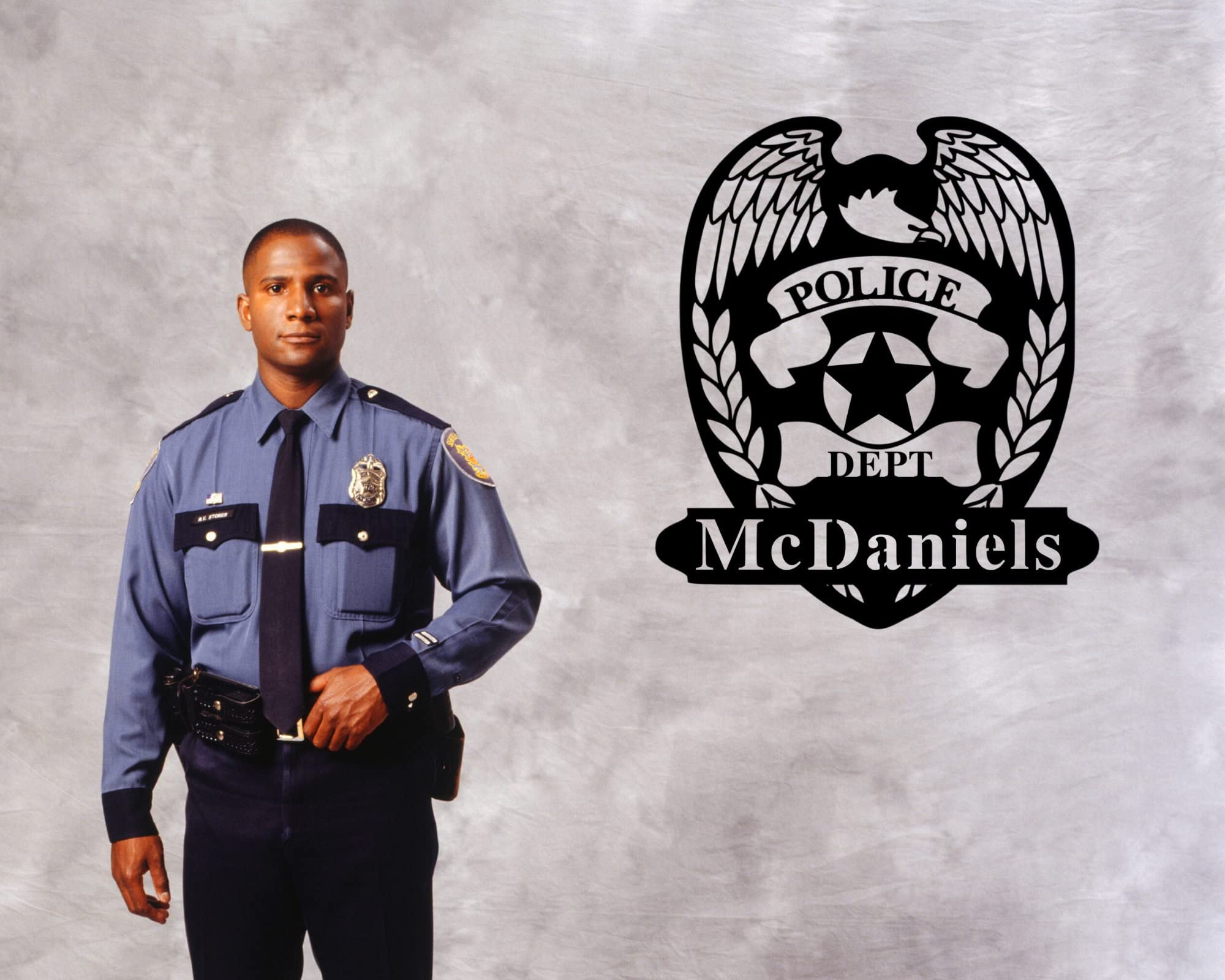 Amazon.com: Police Officer Gifts, Graduation Gifts, Police Academy  Graduation Gift, Metal Name , Personalized Police Officer Metal Name Sign  Gift Idea : Home & Kitchen