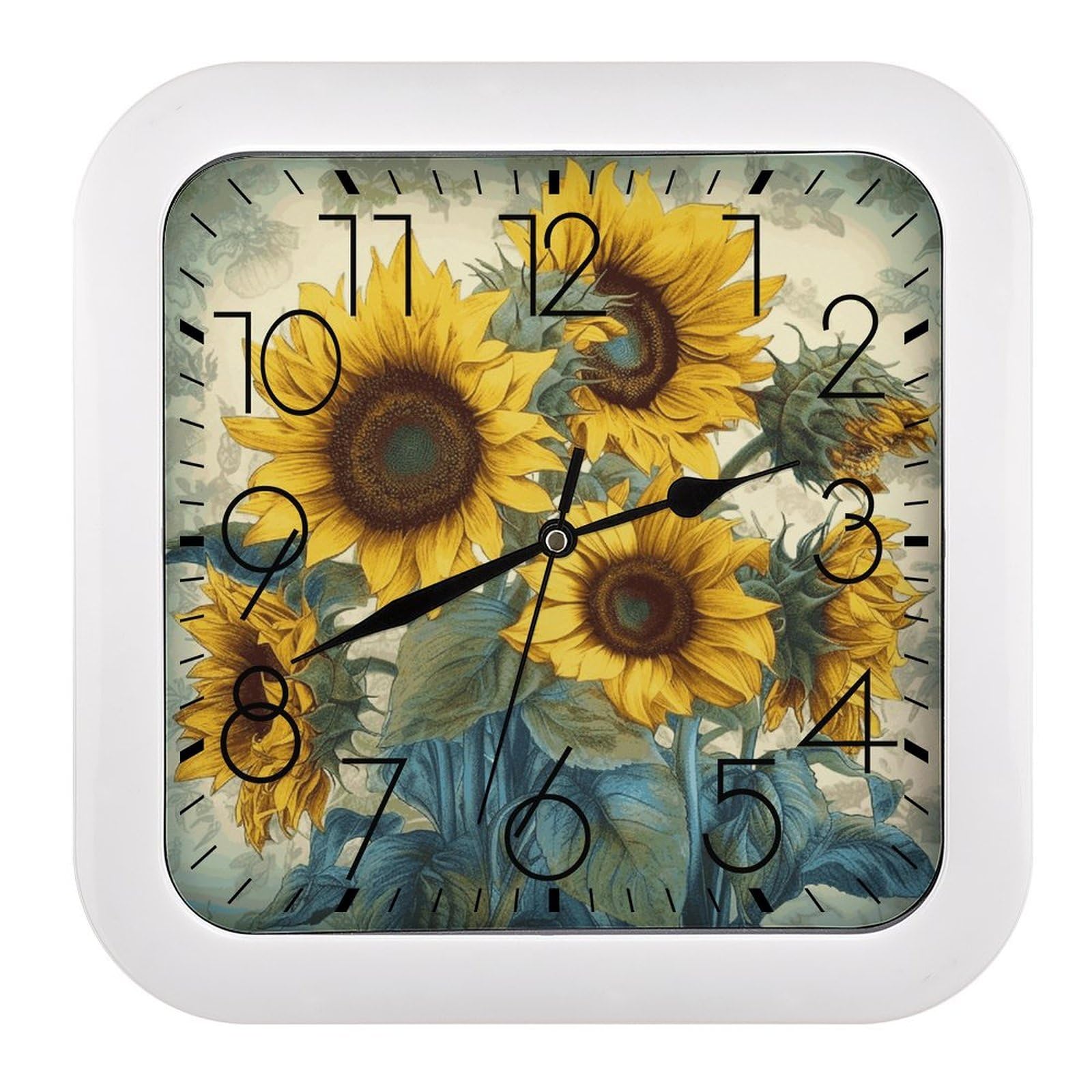 Horloge sans tic-tac pour chambre calme et sommeil réparateur