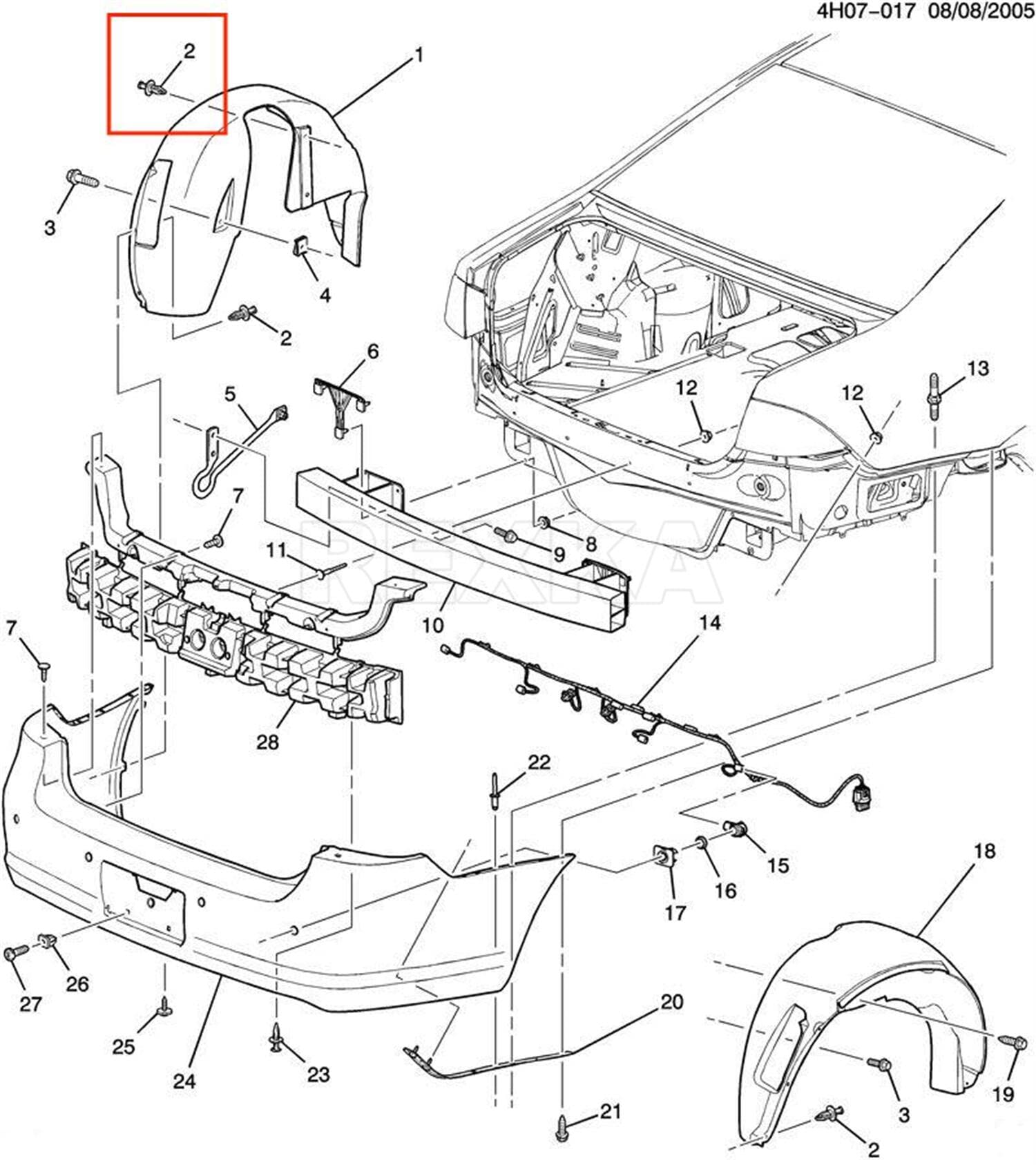 Sell 15 BELT REVEAL FINISH MOULDING CLIPS - GM CHEVY NOVA MALIBU OLDS CADILLAC 318-10 In Sugar - Foto 10