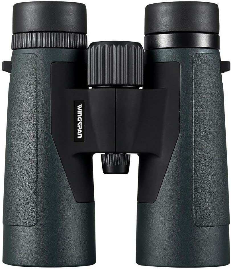 Wingspan Optics EagleScout 10X42 High Powered Binoculars for Bird Watching. Bright and Clear Views for Hours of Bird Watching, Hiking and Exploring. Waterproof. Fog Proof