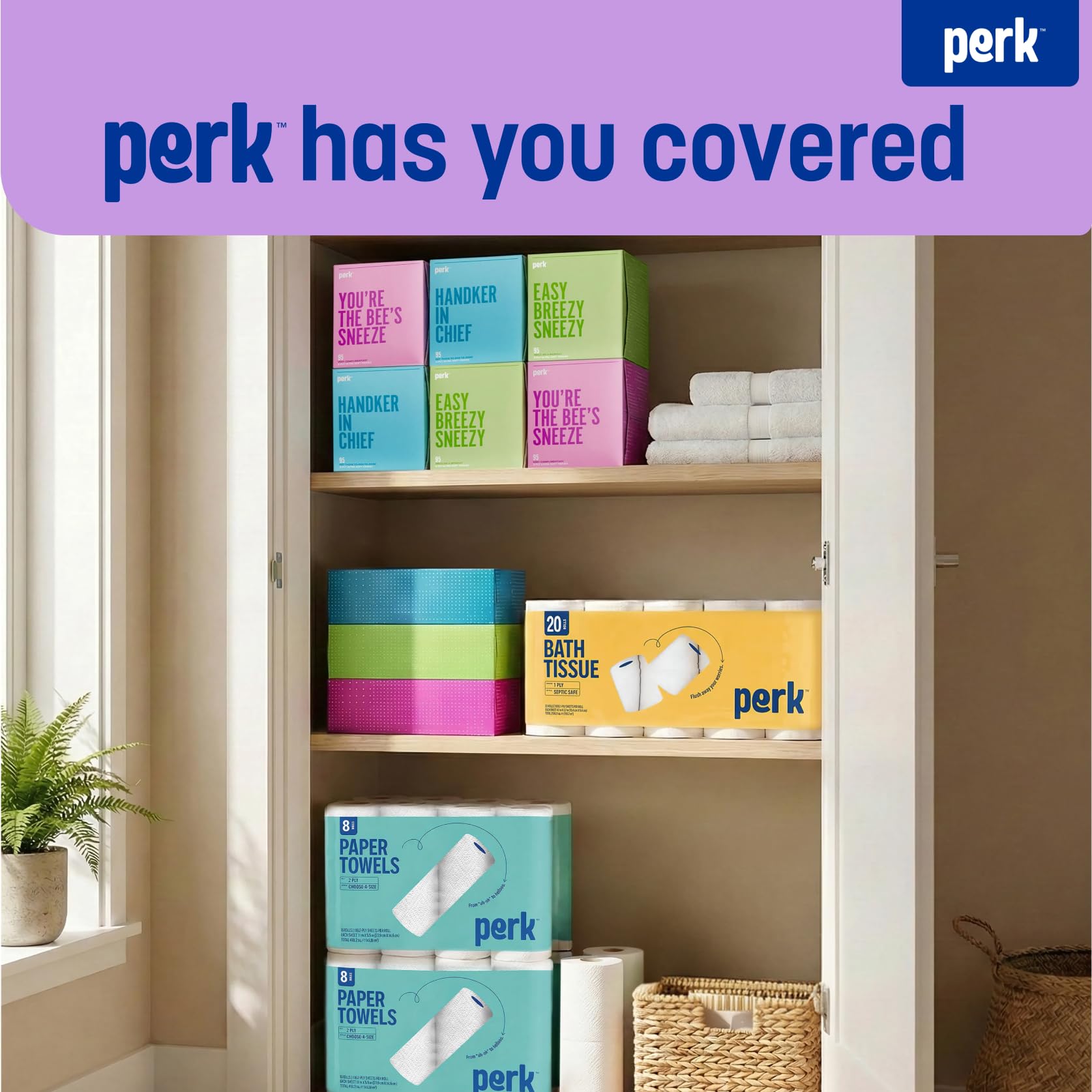 Amazon.com: Perk Ultra-Soft Facial Tissues, 2-Ply, Gentle