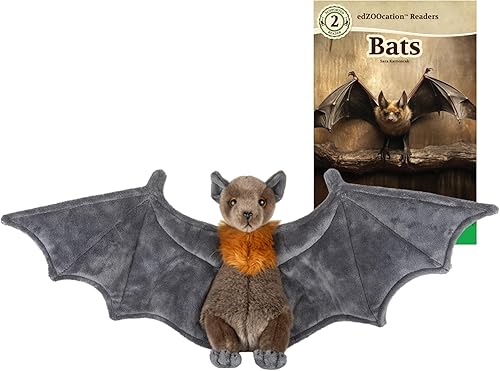 Miniatura 2 de Wildlife Tree Paquete de animales de zoológico de peluche de 12 pulgadas con libro prelector (panda rojo, pre-lector)