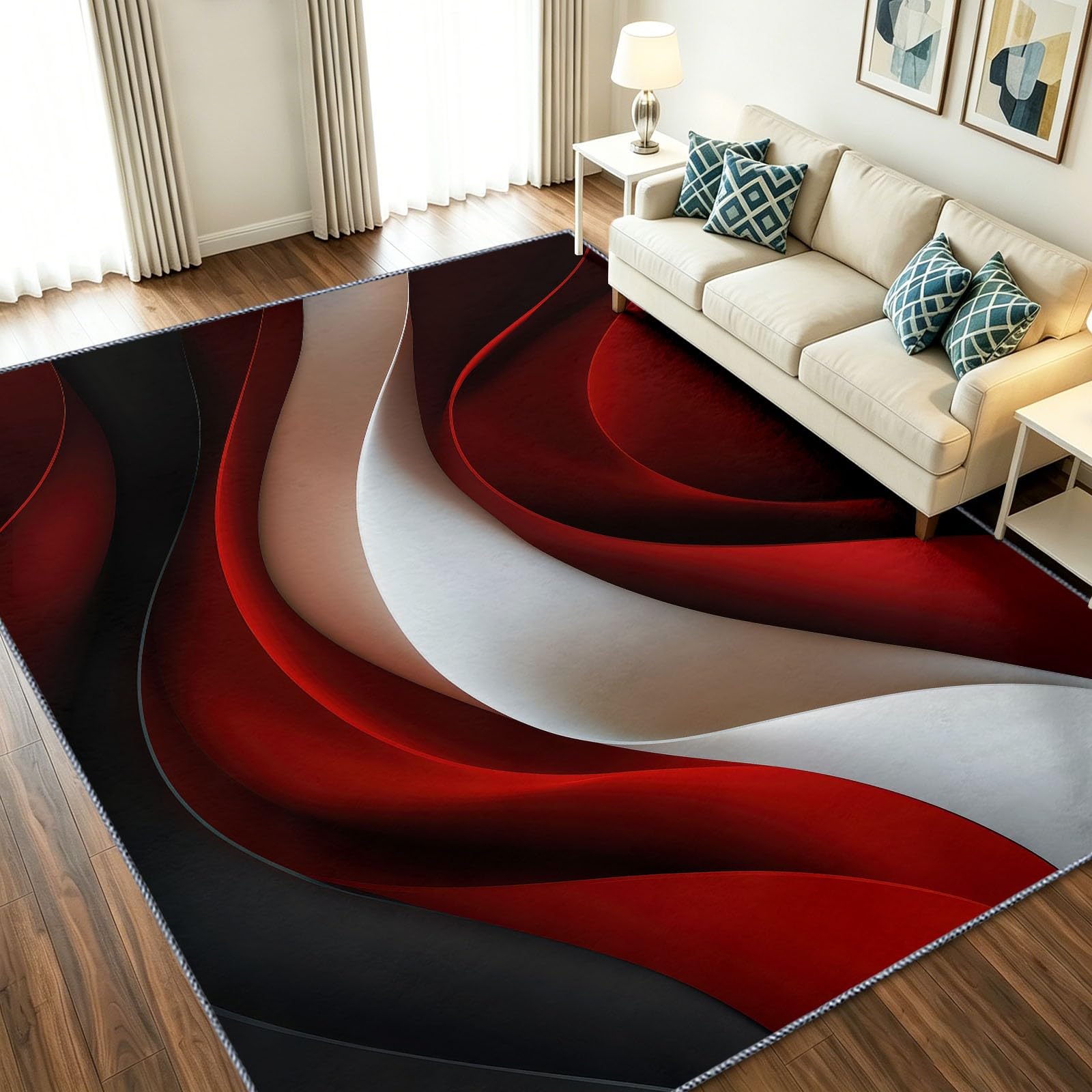 Moquette chambre antidérapant 3D pour un réveil tout doux
