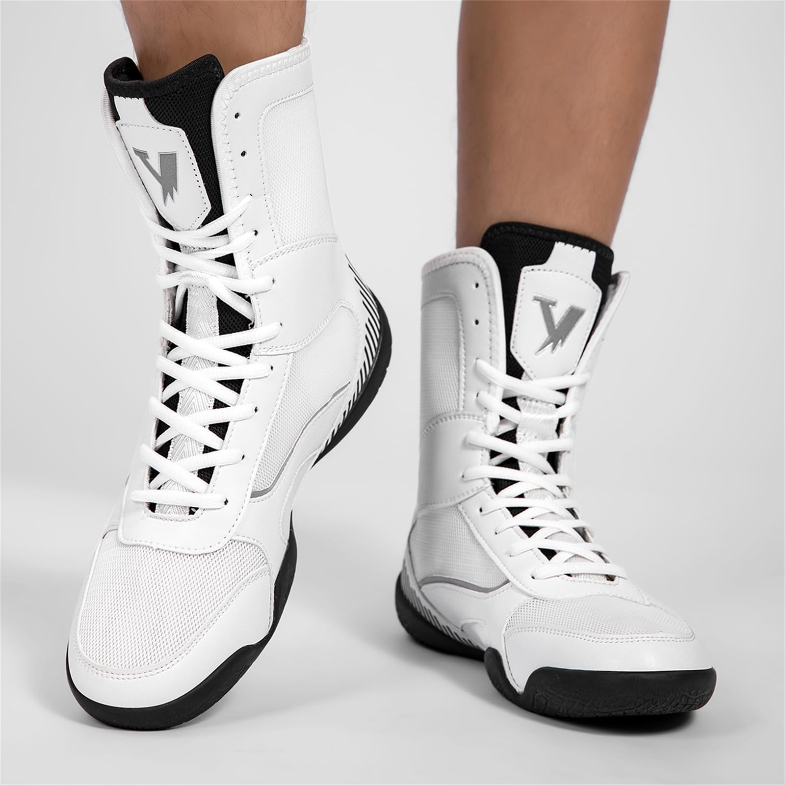 Zapatillas Lucha Boxeo Hombre Botas Interior Entrenamiento Combate