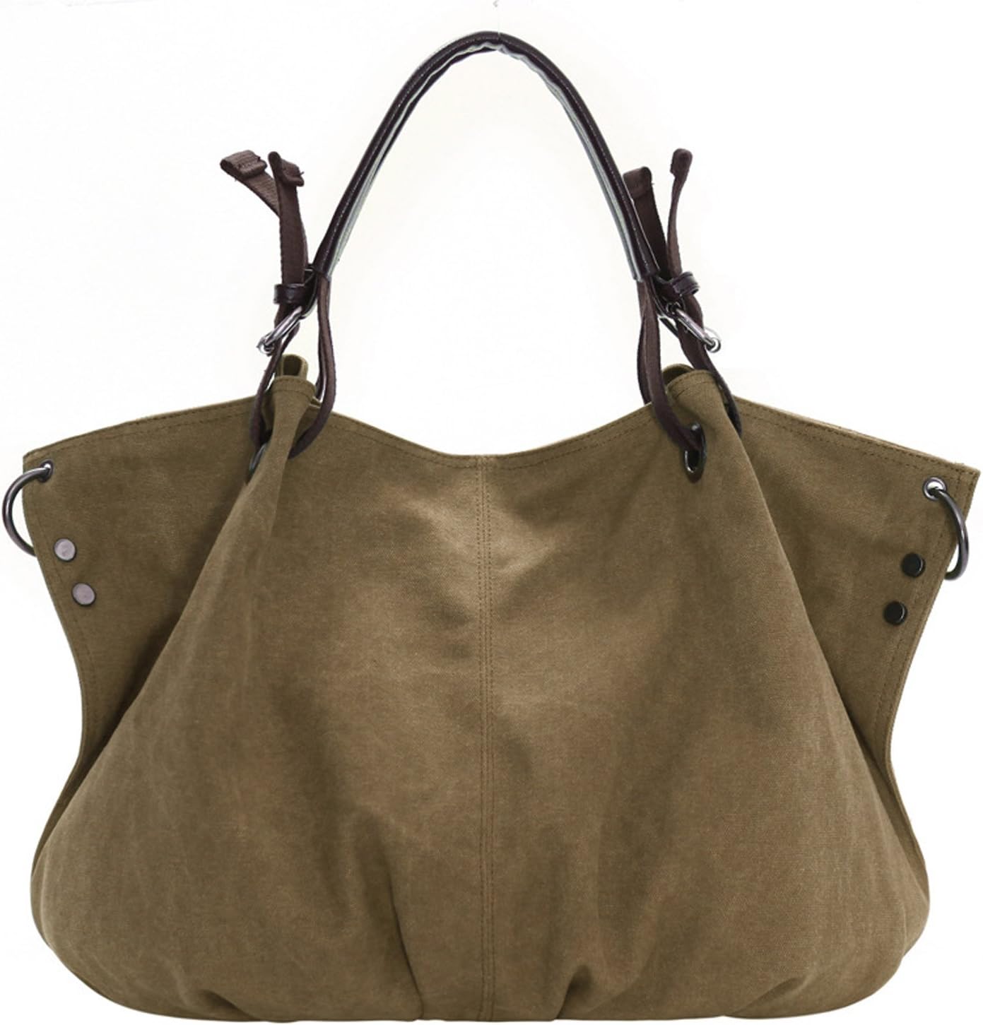 WITERY Women's Canvas Tote Bag, WITERY Casual Vintage Canvas Tote Bags Top Handle Bags Shoulder Bag Handbags Shopping Bag for Women