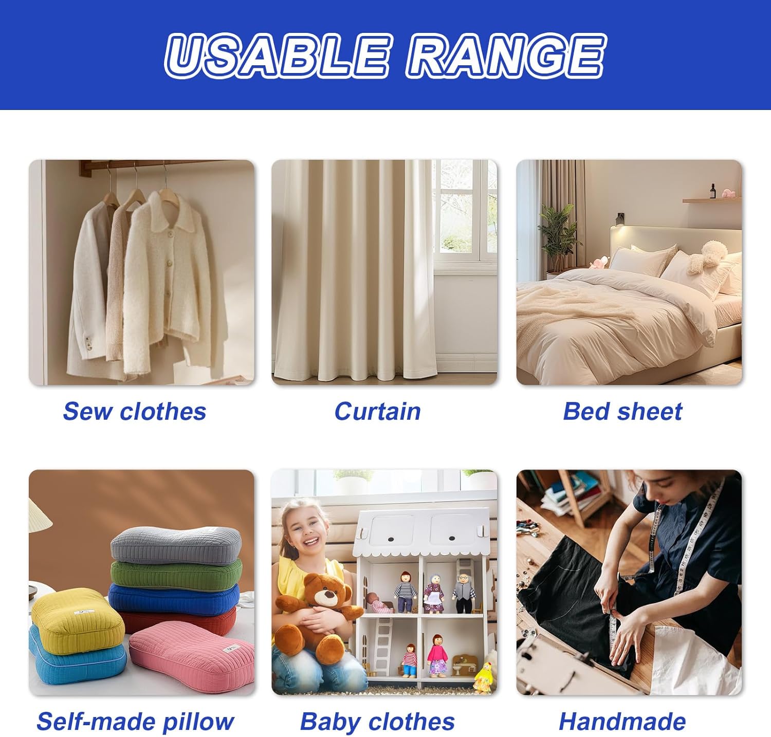 Handheld Sewing Machine with Storage & 42-Piece Sewing Kit, Portable Mini Sewing Machine for Beginner, Electric Switch, 2 Speed Modes, Easy to Operate, Hand Stitching Machine for DIY Fabrics Clothes - Image 8