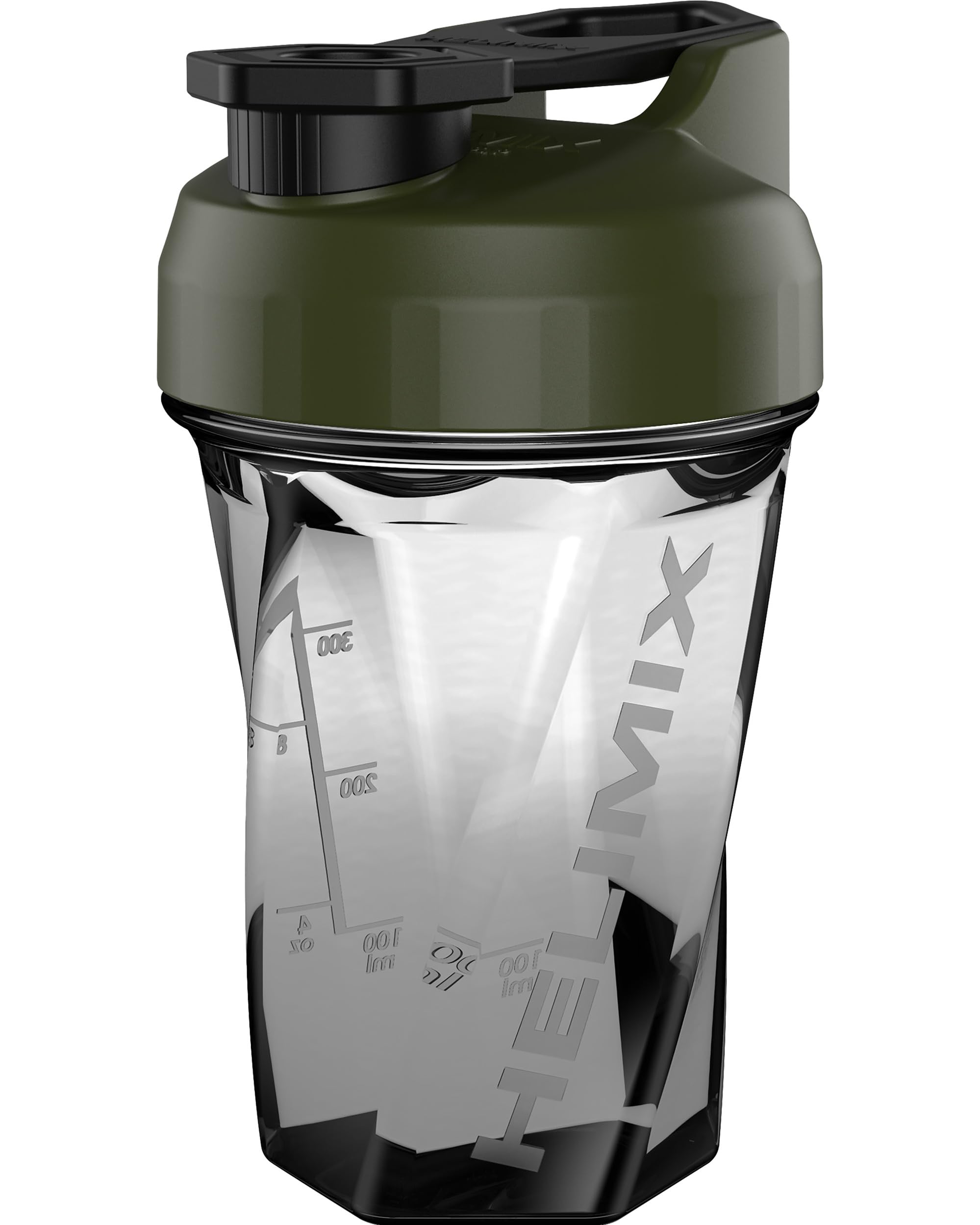 Helimix 2.0 Vortex Blender Shaker Bottle 591 ml - No Blending Ball or Whisk - USA Made - Portable Pre Workout Whey Protein Drink Cup - Mixes Cocktails Smoothies Shakes - Top Rack Safe