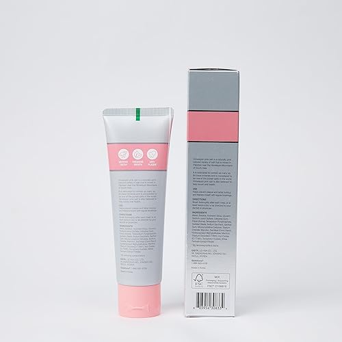 Vista 7 de HIMALAYA PINKSALT Natural Whitening Toothpaste - Fluoride Free, Natural Toothpaste for Teeth Whitening, Gum Health Care, Plaque Remover - Spearmint