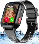 4G GPS Smart Watch for Kids,Kids Phone Smartwatch with Whatsapp Line,Anti-Lost Waterproof Video Phone Call Real-time Tracking Pedometer Voice Message Camera SOS Alarm Watch for Boys Girls Gifts