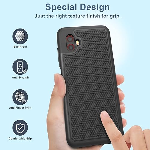 Miniatura 5 de BNIUT Funda para Samsung Galaxy XCover6 Pro Fundas protectoras a prueba de golpes con carcasa rígida híbrida texturizada resistente - Protección a
