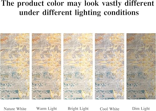 Miniatura 9 de Worxvell Alfombra de pasillo de 2 x 6 pies para pasillos, alfombra lavable suave antideslizante con respaldo de goma, alfombra azul abstracta