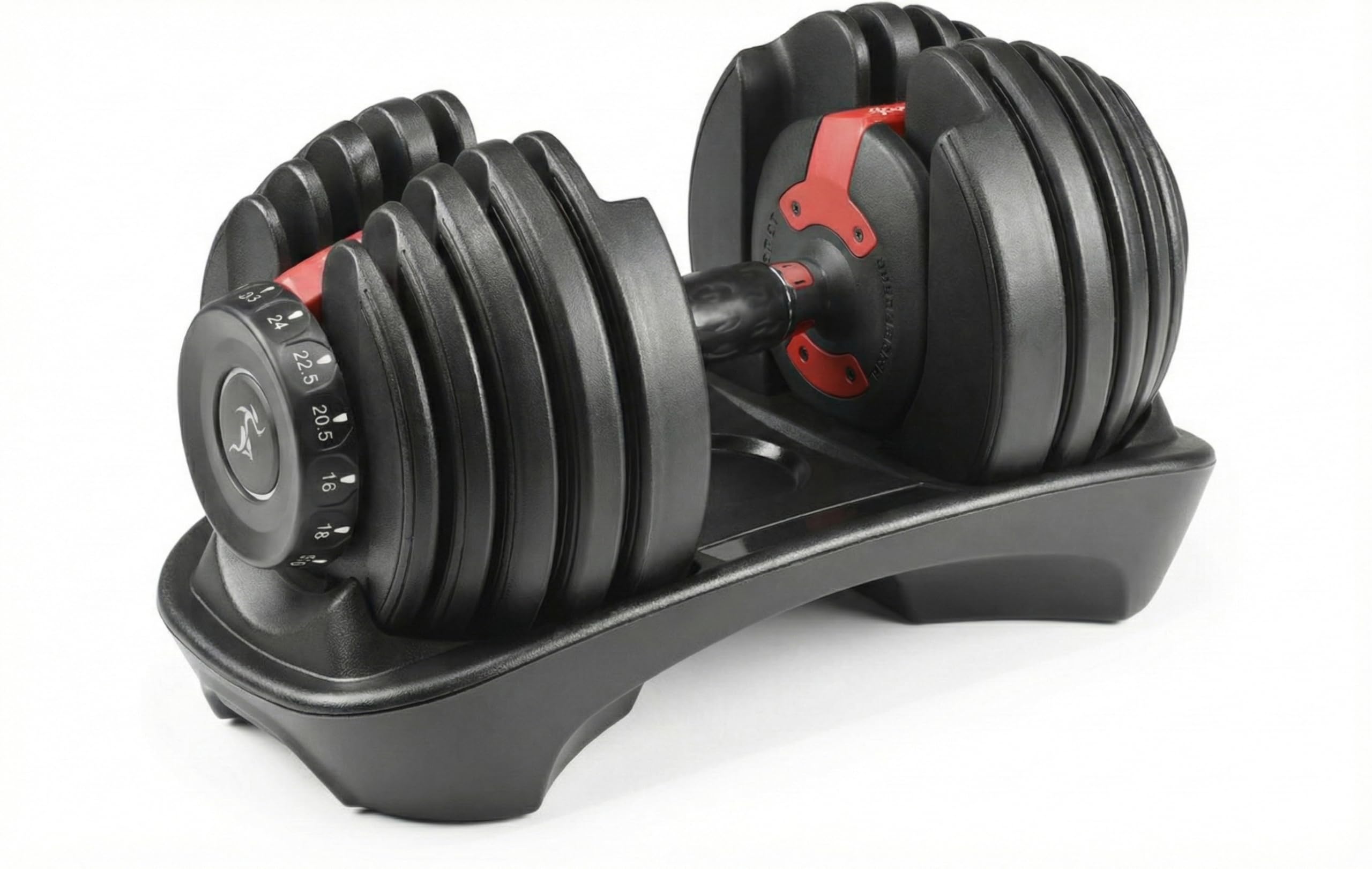 Strongology Home Fitness Single Adjustable Smart Dumbbell from 2.5kg upto 24kg Training Weights
