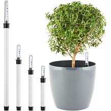 4Pcs Water Level Indicator for Plants, Floating Buoy Water Shortage Reminder Gauge for Indoor Outdoor Potted Plants Gardening 14.17"/8.97"/7.87"/6.49"