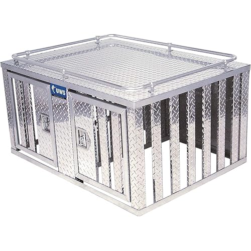 UWS DB-4848 48" Southern 2-Door Deep Dog Box with Divider
