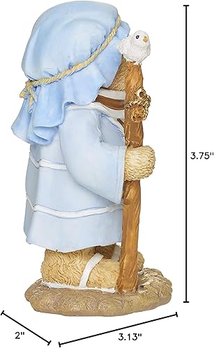 Miniatura 6 de Roman Cherished Teddies Joseph Bear Figurine 3.7 Pulgadas Multicolor
