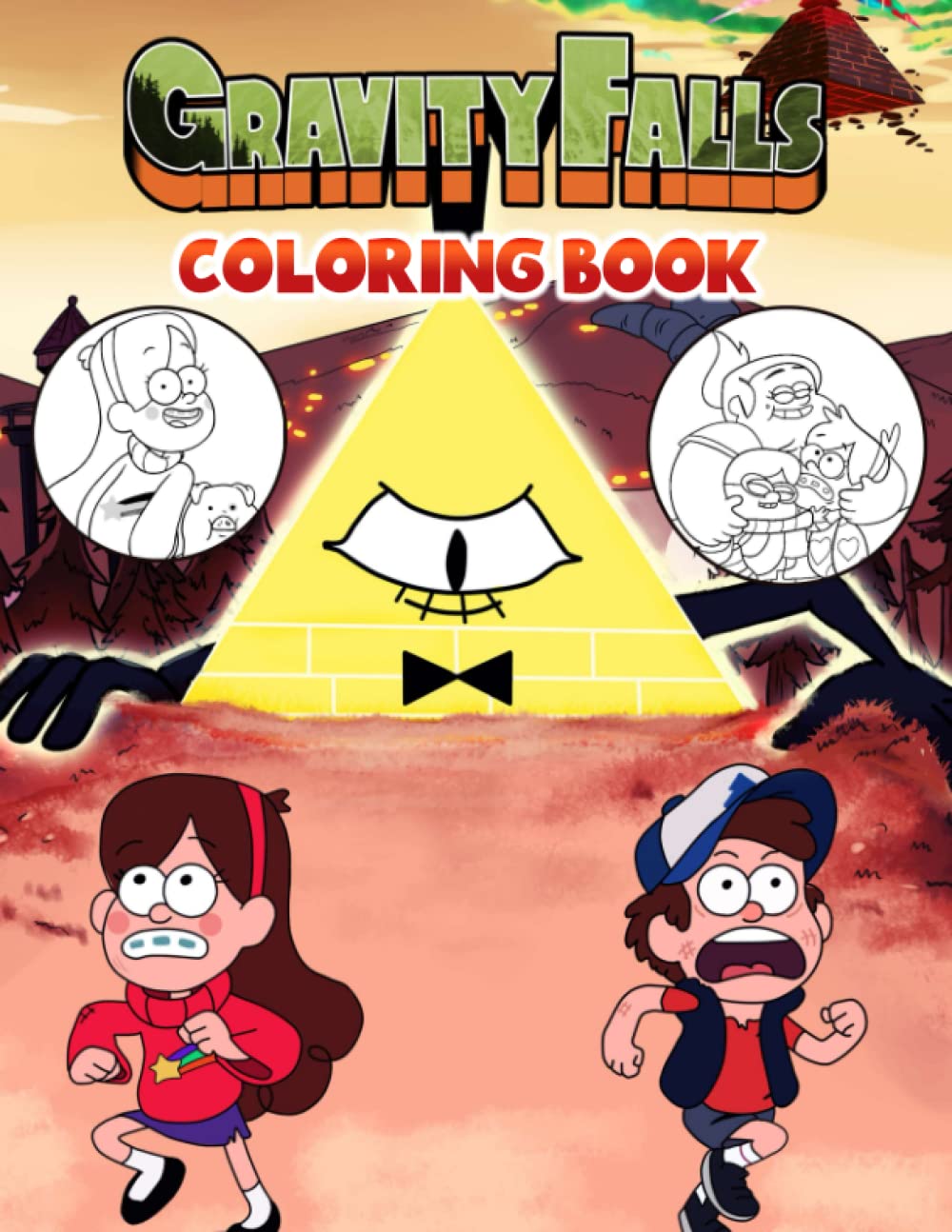 Buy 𝗚𝗿𝗮𝘃𝗶𝘁𝘆 𝗙𝗮𝗹𝗹𝘀 Coloring Book A Fabulous Coloring Book With Several