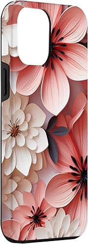 Miniatura 3 de Funda para iPhone 12 Pro Max con diseño floral botánico para mujeres y niñas