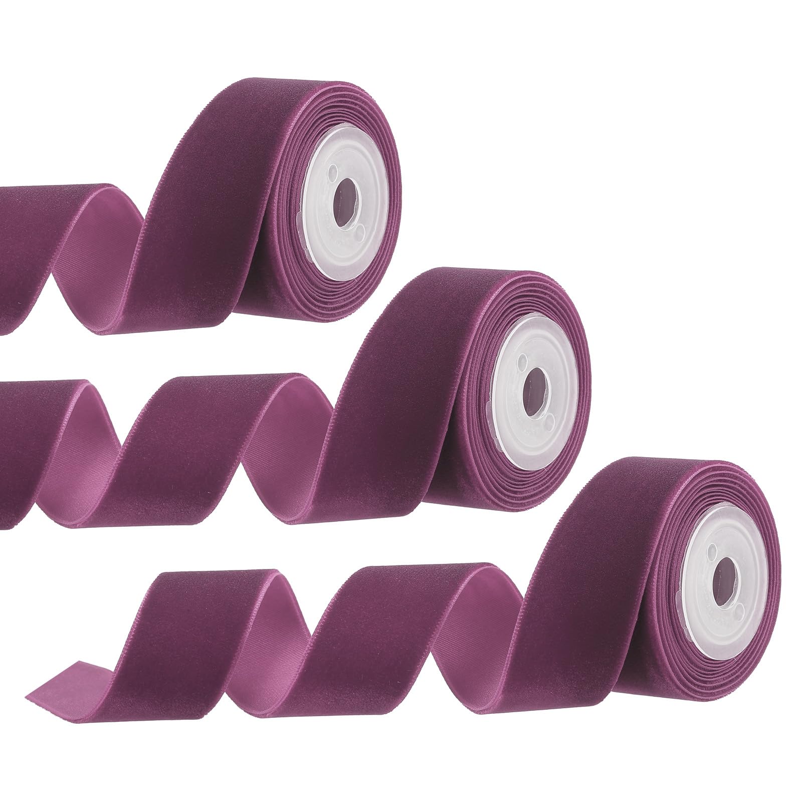 PATIKIL 0.98 Inch x 2.18 Yards Velvet Ribbons