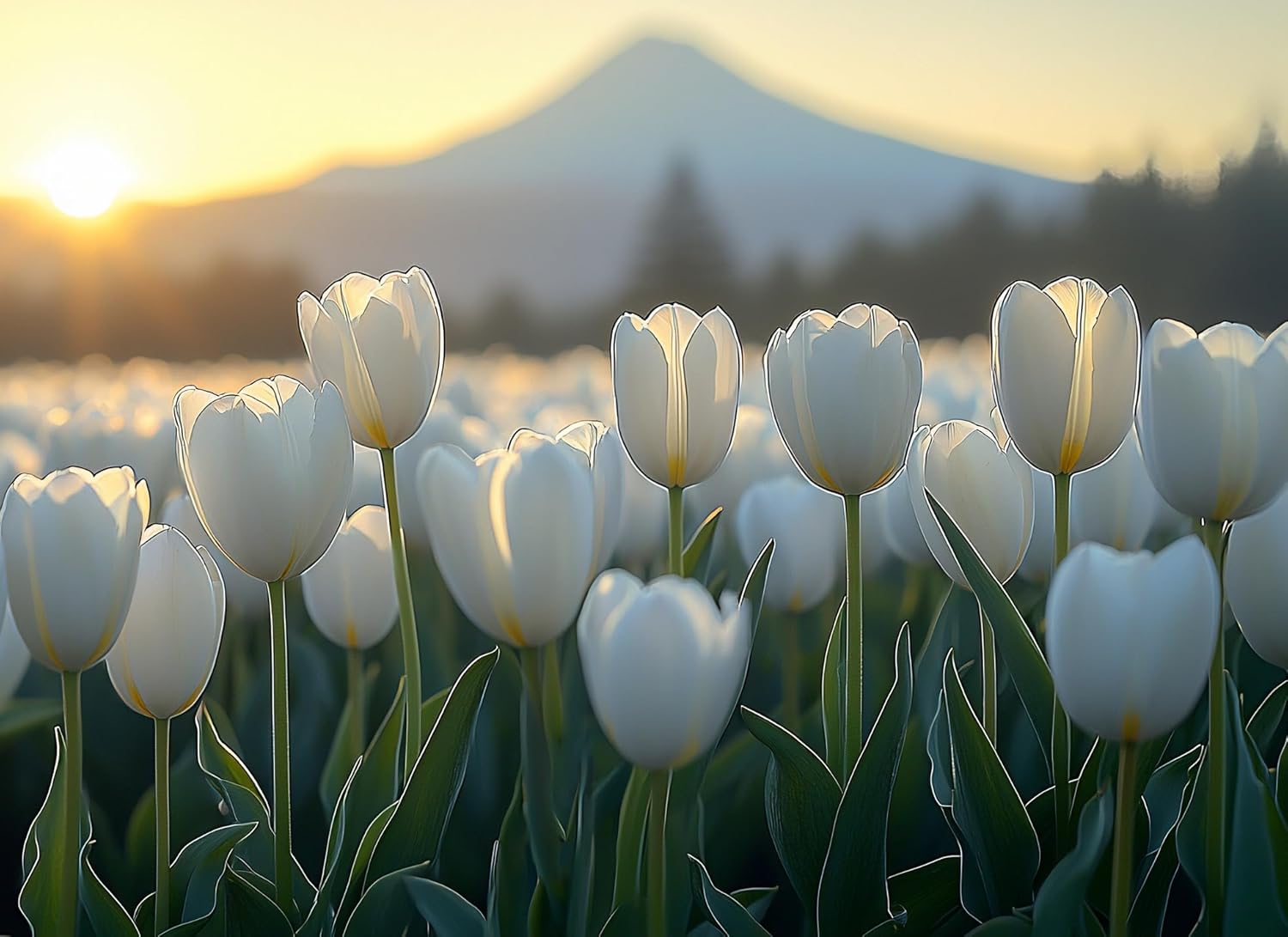 Wedding Dress Darwin Hybrid Tulip Bulbs for Planting - Stunning All White Tulips, Perennial, Top Size Bulb (20 Bulbs)