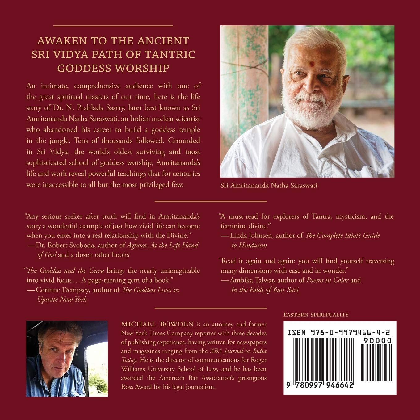 The Goddess and the Guru: A Spiritual Biography of Sri Amritananda Natha Saraswati: A Spiritual Biography of Sri Amritananda Natha Saraswati (black-and-white edition)
