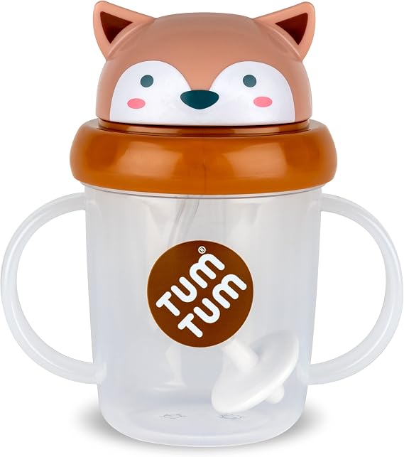 TUM TUM Gobelet d'Apprentissage avec Paille Lestée