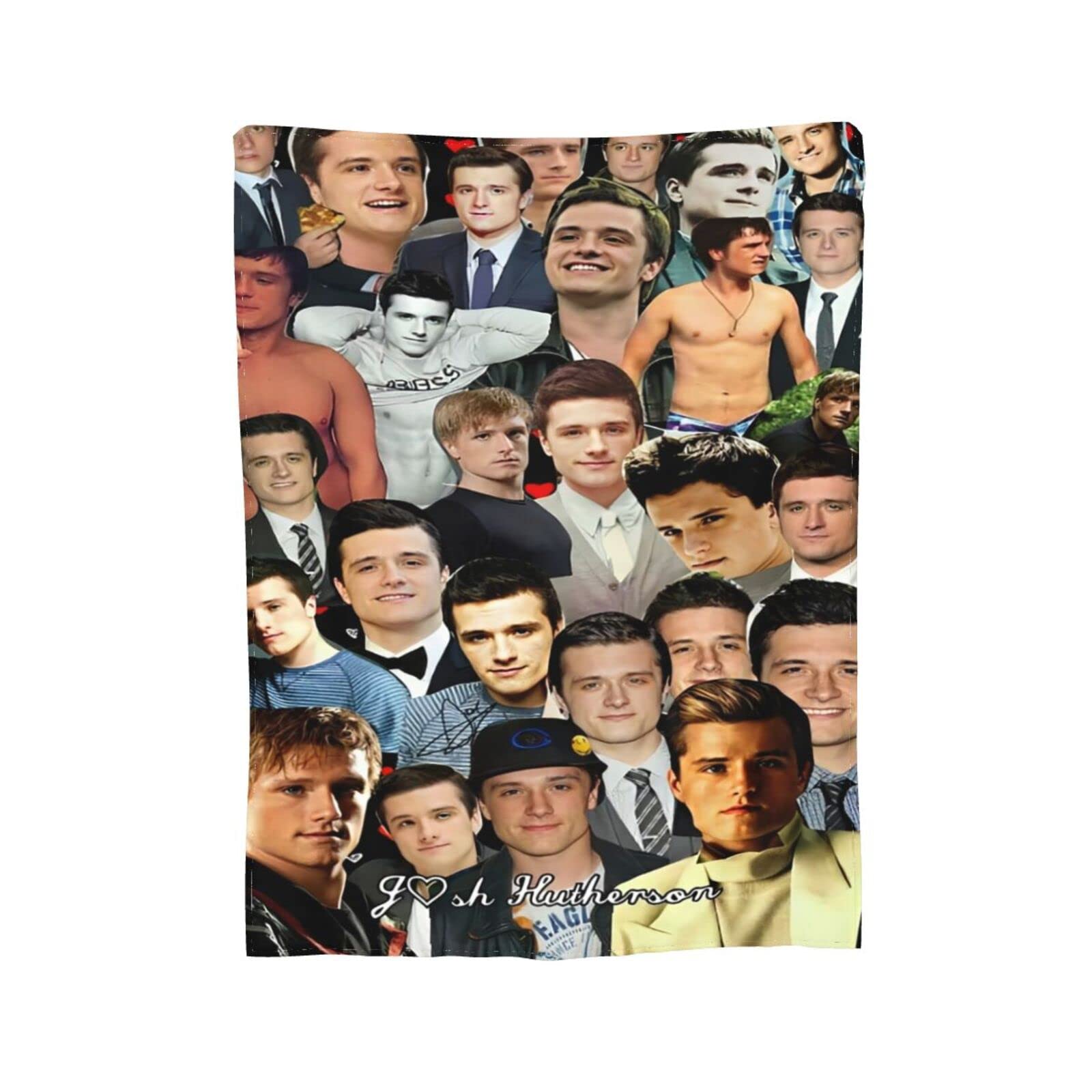 Josh Hutcherson 3D-Decke – Superweiche Flanelldecke, 4 Größen, Waschbar & Knitterfrei