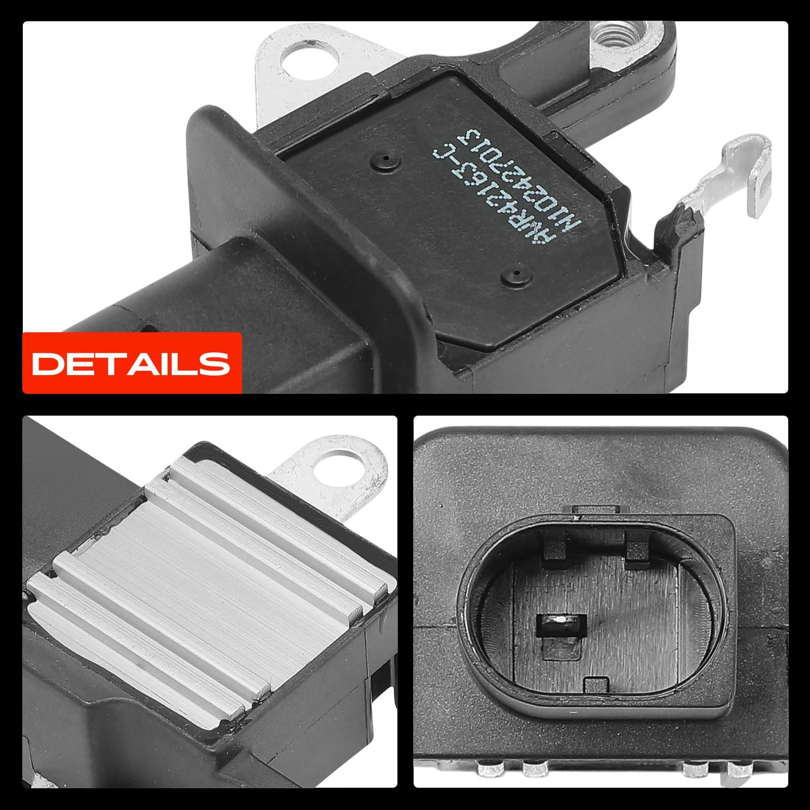 Frankberg Regulador de alternador regulador de generador 12V 14.30±0.3 | Compatible con: Z4
